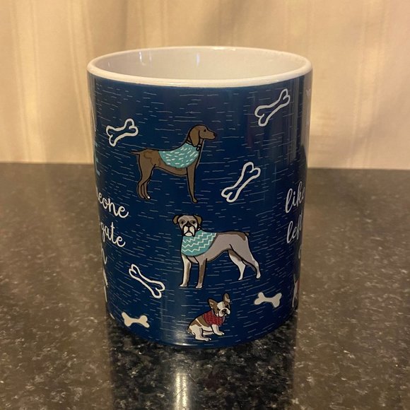 Cute Blue Dog Mug - Picture 4 of 5